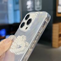 Coques de téléphone portable personnalisées à paillettes pour femmes et filles, design tendance, pour iPhone 17 Air 16 15 Plus Pro Max 14 13 12 11 X, protection antichoc