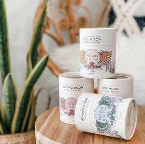 Caja de Regalo Cilíndrica de Cartón Ecológica Personalizada para Hierbas de Té, Empaque de Tubo de Papel Kraft para Té Suelto y Flores, Grado Alimenticio - Product Image 4