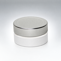 Couvercle métallique torsadé brillant argenté 58 mm pour bocaux en verre, fermeture hermétique, OEM personnalisé
