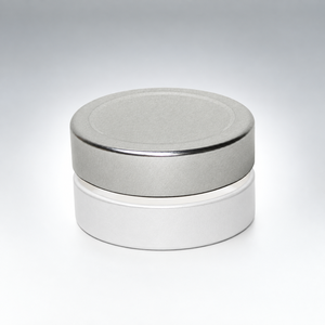Tapa Metálica Plateada Brillante de 58 mm con Cierre Giratorio Profundo para Frascos de Vidrio, Sellado Hermético, Personalizable OEM - Product Image 1