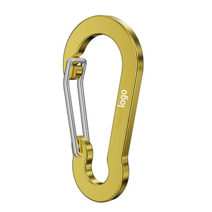 Locking Carabiner Clips &amp; D-Ring <strong>Key</strong> <strong>Hooks</strong> 12Kn 7075 Aircraft Aluminum Heavy Duty Rust-Resistant <strong>Key</strong> O-Ring - Product Image 3