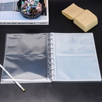 Effacer Discbound Album Feuille Protecteur Disques Reliure 20 Feuilles Page Intérieure En Plastique Manchons De Protection Organisateur