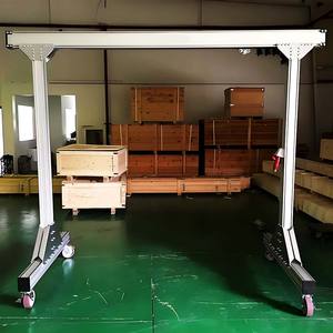 <span class=keywords><strong>Mini</strong></span> grue en aluminium, manutention, opérations de levage, grue à portique portable à haute stabilité - Product Image 1