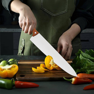 سكين شيف جديد عالي الجودة بمقبض خشبي، متوفر بأحجام وأنماط مختلفة مناسب للاستخدام في الفنادق والمنازل - Product Image 4