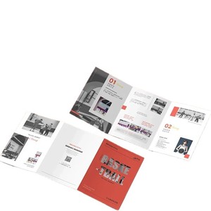 Brochure personnalisée Tongda, pliée, reliée à la piqûre, papier couché, papier offset, carton blanc, logo imprimé, manuel promotionnel, design - Product Image 3