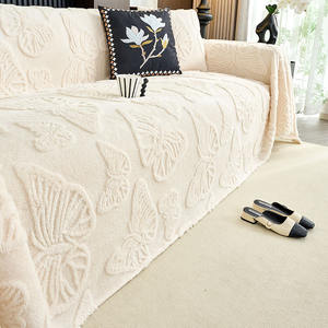 Funda de Sofá de Lujo Estilo Crema 2026 con Estampado de Mariposas - Manta de Sofá Antideslizante Todo Incluido <span class=keywords><strong>para</strong></span> Sala de Estar Moderna - Product Image 5