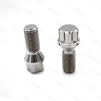 Boulon de roue M12x1.5 à tête Torx pour jantes de course de voiture et moto, boulon de roue en alliage 6 points pour marché secondaire