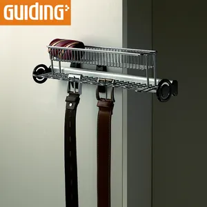 Wardrobe belt hangers and tie racks