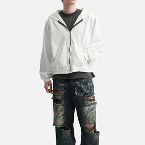 Sudadera con capucha deportiva para hombre con cremallera completa – Chaqueta deportiva ligera con capucha para gimnasio, correr y actividades al aire libre - Product Image 6