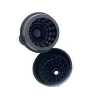 Moule à glaçons sphériques en silicone pour whisky, qualité alimentaire, avec couvercle, idéal pour cocktails