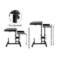 Accessoires de tatouage pliables professionnels de haute qualité en acier inoxydable avec repose-bras pour les salons de tatouage
