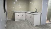 Casa Contenedor Expandible de Doble Ala, Oficina Prefabricada Portátil, Vivienda Modular para Trabajadores, Proveedor Mayorista de Fábrica