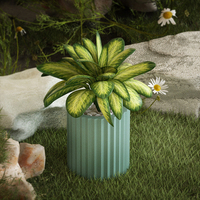 Nouvelles idées : Moule en silicone en forme de baril pour pot de fleurs en béton, plantes succulentes, moule en ciment, résine époxy, plâtre et argile