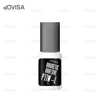 Jovisa-pegamento magnético para extensión de pestañas, Etiqueta Privada, 1 ~ 2 segundos, secado rápido, 30 ~ 70% RH, adhesivo OEM
