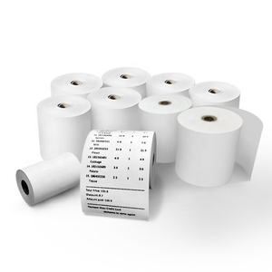 กระดาษความร้อนสำหรับเครื่องบันทึกเงินสด ปลอดสาร BPA ขนาด 80*80 มม./ 57*40 มม. ใช้สำหรับซูเปอร์มาร์เก็ต ธนาคาร โรงแรม - Product Image 5