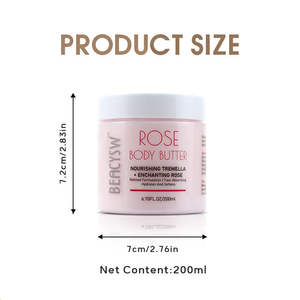 Crema Corporal Orgánica al por Mayor para el Cuidado de la Piel 200ml, Hidratante Profunda, No Pegajosa, con Miel y Vainilla, Loción Humectante, Crema de Baño para Todo Tipo de Piel - Product Image 3