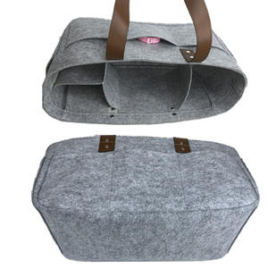 Petit sac de rangement portable en toile naturelle souple avec fermeture éclair, étanche, bandoulière, capacité 2-2,9 L, pour articles de puériculture - Product Image 6