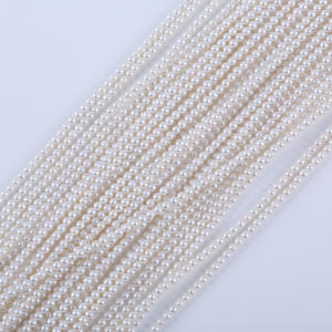 Perlas de Agua Dulce Naturales de Alta Calidad de 3.5-4mm, Cuentas Semiterminadas para Bisutería DIY, Perlas en Forma de Patata al por Mayor - Product Image 2