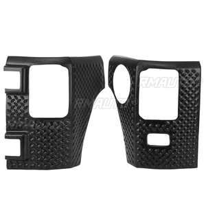 2x Rear Brake Light <b>Protector</b> Tail Light Guards Cover for Jeep Wrangler JK 2007-2018 Rear <b>Corner</b> Stop Brake Taillight Lamp Hoods - Product Image 2
