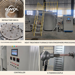 فرن صهر أفقي لأجواء الهيدروجين، لمواد التنجستن والموليبدينوم، بدرجة حرارة 1200 درجة، من الفولاذ المقاوم للصدأ، محرك دقيق - Product Image 4