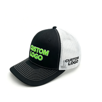 Casquettes de camionneur personnalisées de haute qualité, casquette de camionneur à 5 panneaux avec dos en maille, logo brodé 3D, casquettes imprimées personnalisées pour femmes et hommes
