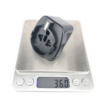 Adaptateur de Voyage Chine-USA-Europe vers Australie, Convertisseur AC Neuf pour Ordinateur Portable, Téléphone Mobile, LED SD-16