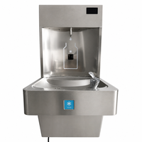 Fontaine à eau électrique en acier inoxydable 304 avec membrane RO précarbone pour jardin extérieur