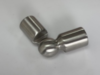 Support de barre transversale pour main courante, raccords en acier inoxydable, prix usine, connecteur de tube rond et carré finition satinée