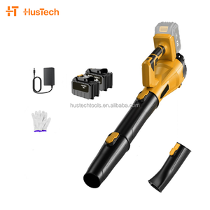 Souffleur de feuilles sans fil industriel DIY 20V à moteur sans balais, vitesse du vent 46,5 m/s, pression 150g, batterie portable 5,0 Ah, pour jardin 1 - Product Image 2