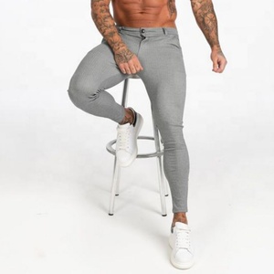 Pantalons Skinny pour Hommes avec Logo Personnalisé, Pantalons Chino Slim Fit, Nouveaux Pantalons Khaki Stretch pour Hommes, Fabricant d'Usine - Product Image 6