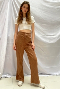 Nuovi <span class=keywords><strong>Pantaloni</strong></span> Eleganti da Ufficio Autunnali da <span class=keywords><strong>Donna</strong></span> <span class=keywords><strong>a</strong></span> Vita Alta, Gamba Larga <span class=keywords><strong>in</strong></span> <span class=keywords><strong>Velluto</strong></span> <span class=keywords><strong>a</strong></span> <span class=keywords><strong>Coste</strong></span>, Casual e Comodi - Product Image 4