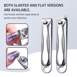 Ciseaux à ongles en acier inoxydable en gros, coupe-ongles à double <span class=keywords><strong>action</strong></span>, ensemble d'outils de <span class=keywords><strong>manucure</strong></span> - Product Image 2