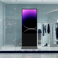 Monitor de Pantalla Táctil 4K Personalizado al por Mayor de 32/43/49/55/65 Pulgadas, Kiosco Interactivo con Soporte de Piso para Interiores, Pantalla LCD Publicitaria para Centros Comerciales