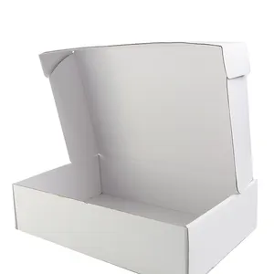 कस्टम कार्टन बॉक्स पैकेजिंग सफेद कार्डबोर्ड शिपिंग पेपर बॉक्स पैकेजिंग