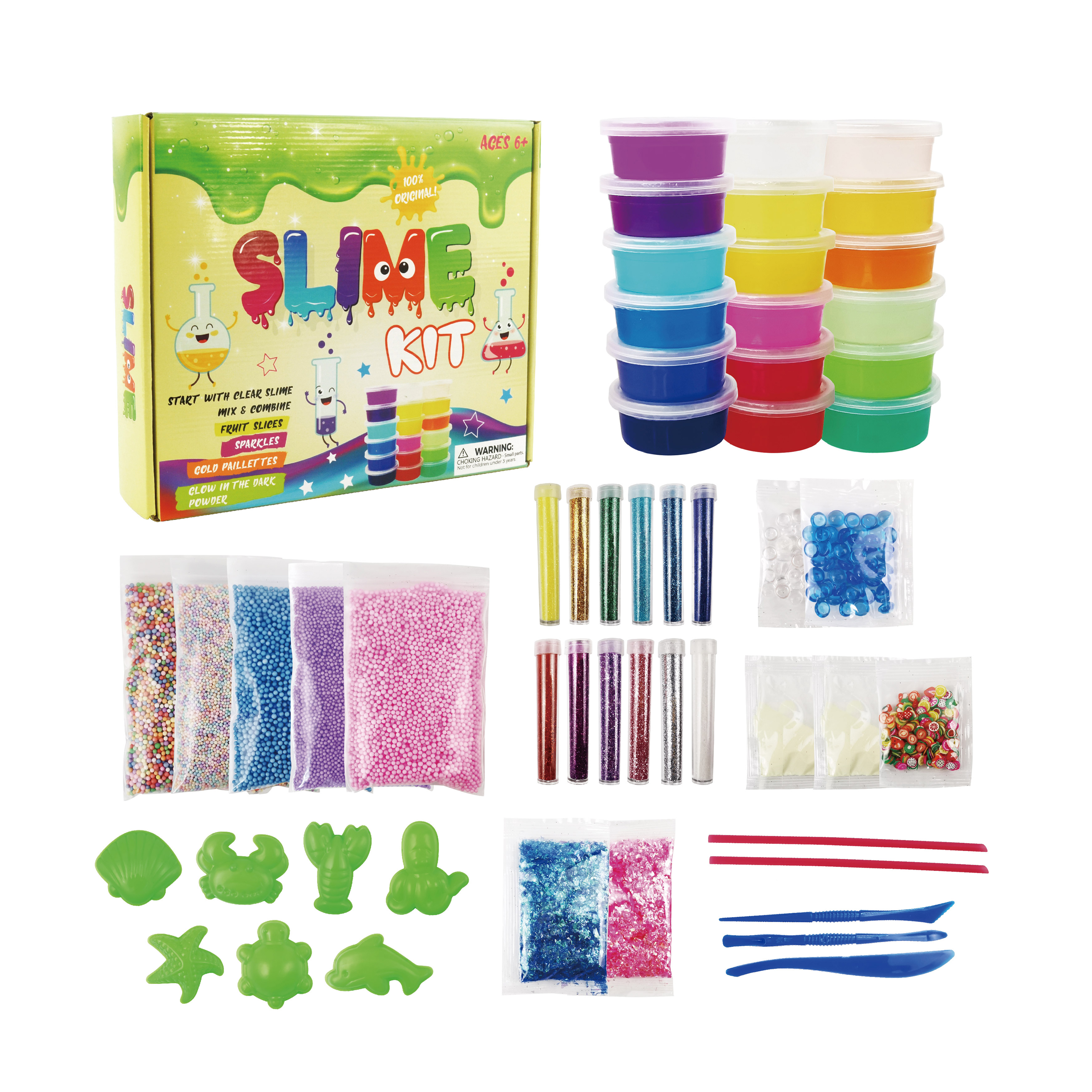 Новейший мягкий фруктовый кристаллический слайм, забавные Обучающие игровые аксессуары, чистящие слаймы, игрушки, блестящий набор для детей, слайм