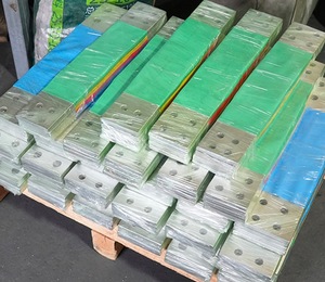 <strong>Flexible</strong> Copper <strong>Busbars</strong> &amp; Connectors For Power Applications 2P Male/Female Adaptor Custom Rated Current/Voltage - Product Image 3