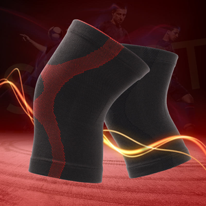 Prix bon marché élastique respirant Compression genouillère stabilisateur pour la protection du sport - Product Image 5