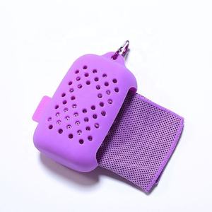 Sports <b>Towel</b> Wholesale <b>Quick</b> <b>Dry</b> Sweat Absorbing Microfiber Fabric Mesh Running Yoga Fitness Gym Snap Custom Cooling Solid Color - Product Image 1
