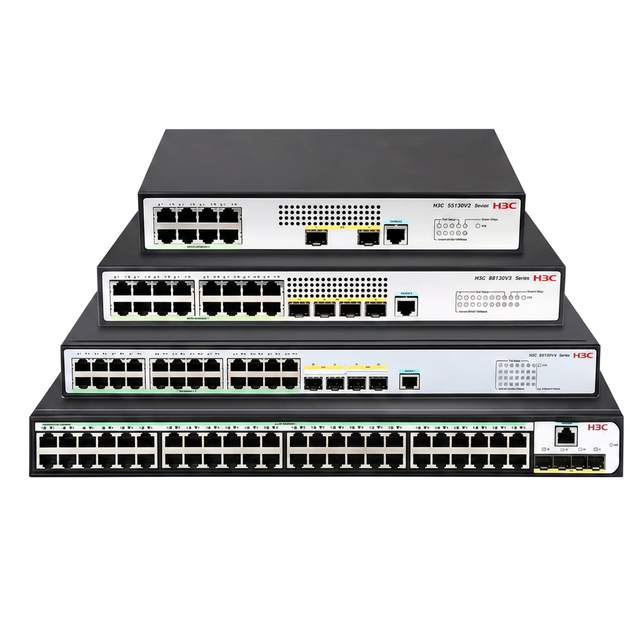 H3C Gigabit Layer 3 Lite Switch S5130V2-10P-LI with 8 Gigabit RJ45 and 2 SFP Ports