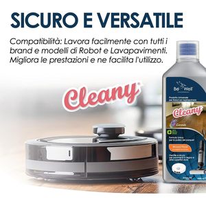 Limpiador de Pisos de Madera Líquido Ecológico Cleany, 1000 ml, Aroma a Lavanda, para Robots y Aspiradoras - Product Image 5