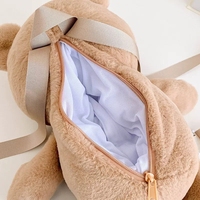 Usine personnalisé animal en peluche sac à dos ours en peluche chat mouton sac d'école pour enfants cadeaux