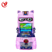 Machine de jeu d'arcade pour enfants - Jeu vidéo interactif à monnayeur avec structure en acier inoxydable, en anglais, garantie 1 an