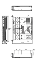 PC Industrial de Escritorio con Montaje en Rack, 10 RS232 COM, 8 GPIO, 4 USB 3.0, 8 USB 2.0, 2 Realtek Gigabit LAN, PCIe X16, M.2, WiFi, BT, China
