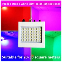 Barre de lumière stroboscopique 108 LED 200W DMX512 IP65 pour salle de karaoké, piste de danse, activation vocale et télécommande