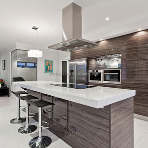 Meuble de cuisine îlot style personnalisé Armoires de cuisine avec <span class=keywords><strong>table</strong></span> îlot <span class=keywords><strong>et</strong></span> meuble de maison en marbre Armoires de cuisine - Product Image 1