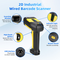 Venta Directa de Fábrica, Lector de Códigos QR Industrial IP54, Carcasa Resistente y Duradera, Escáner de Códigos de Barras 2D CMOS
