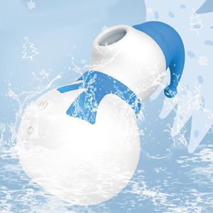 GF MAKER Série de Noël, vibromasseur pour filles, bonhomme de neige suceur, stimulateur du clitoris, suceur de mamelon, stimulateur érotique du point G, masseur pour femmes - Product Image 3