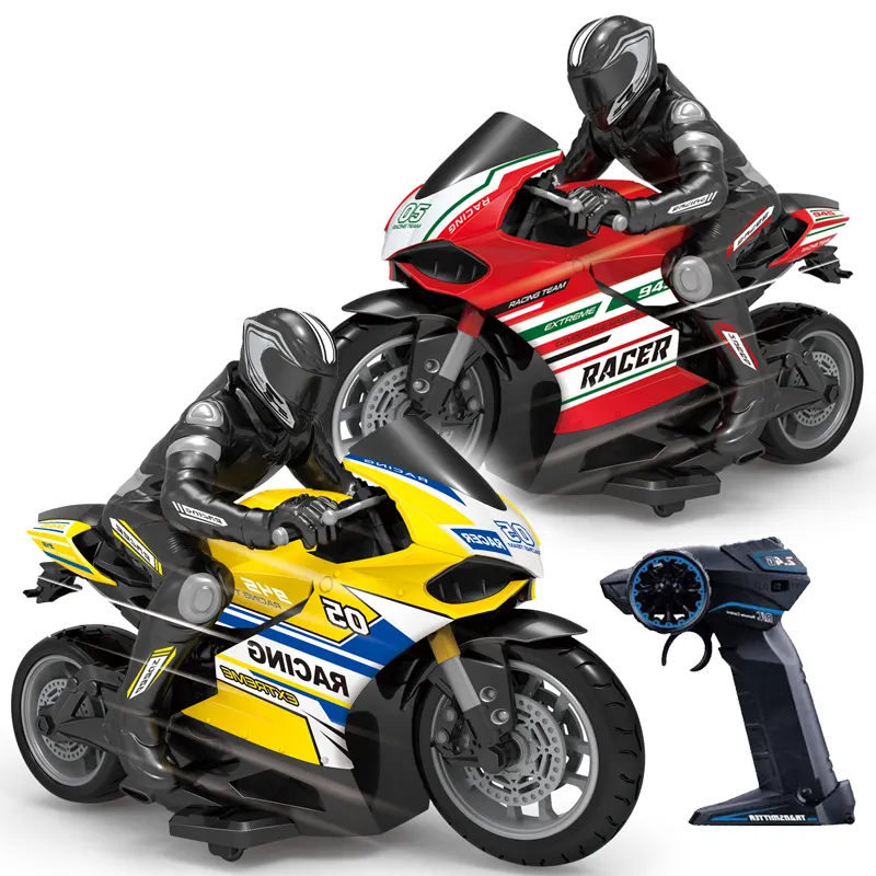 Remote control 1:10 4 channel kids play toy rc motorcycle electric