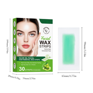 Bandes de <span class=keywords><strong>cire</strong></span> chaude et <span class=keywords><strong>froide</strong></span> pour l'épilation, marque privée, pour peaux sensibles, tous types de peau - Product Image 6