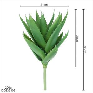 Flor Artificial <span class=keywords><strong>de</strong></span> Plástico Realista, Suculenta Grande <span class=keywords><strong>de</strong></span> Aloe <span class=keywords><strong>Vera</strong></span> para Decoración <span class=keywords><strong>de</strong></span> Macetas - Product Image 2